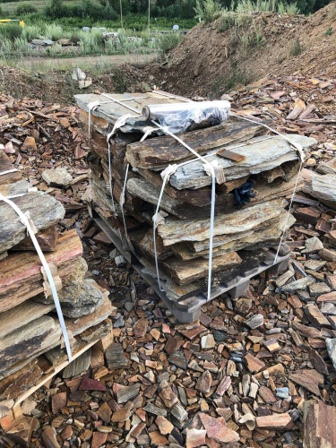 Плитняк кора дерева 50-100мм для пошаговых дорожек купить в Челябинске