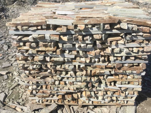 Горбушка златолит золотистый для облицовки купить в Челябинске