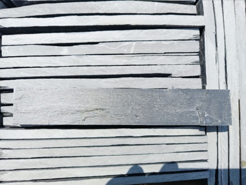 Плитка чёрная из натурального камня фасадная 30 см * 5 см, толщина 7 мм -30 мм купить в Челябинске